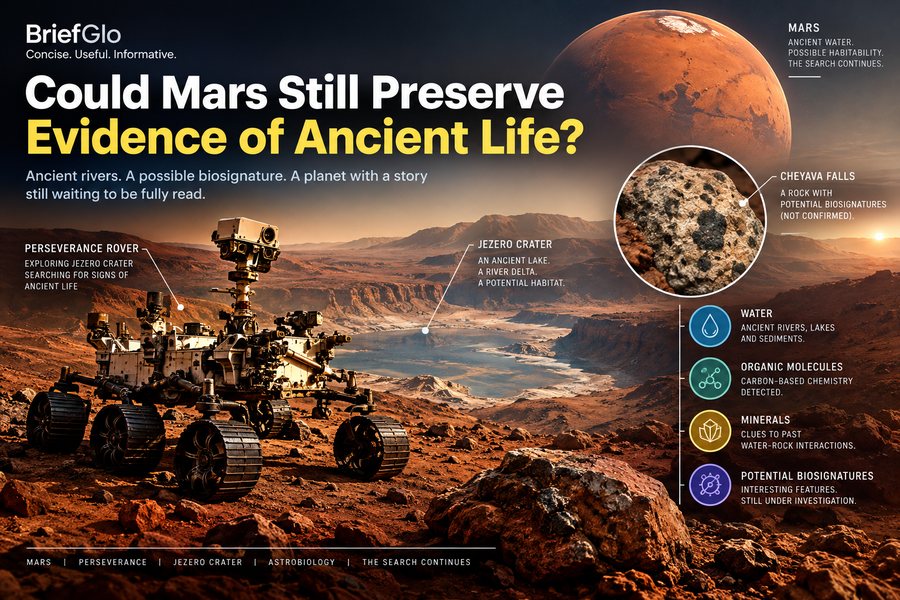 NASA Perseverance rover investigating Martian rocks for evidence of ancient life