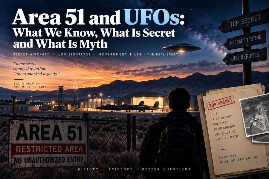 Area 51 UFO history, secret aircraft and alien myths explained