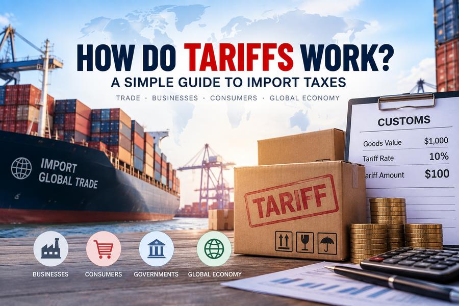 How tariffs work and how import taxes affect businesses and consumers