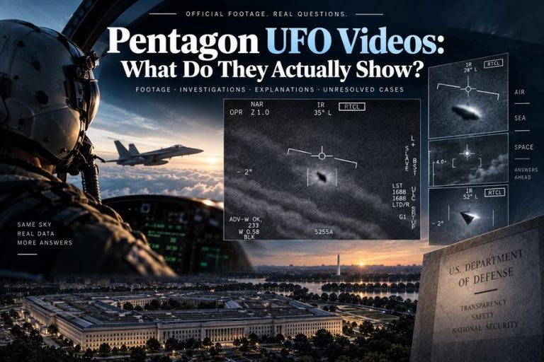 Pentagon UFO videos and official UAP footage explained