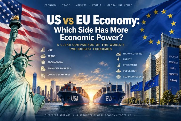 US vs EU economy comparison and global economic power