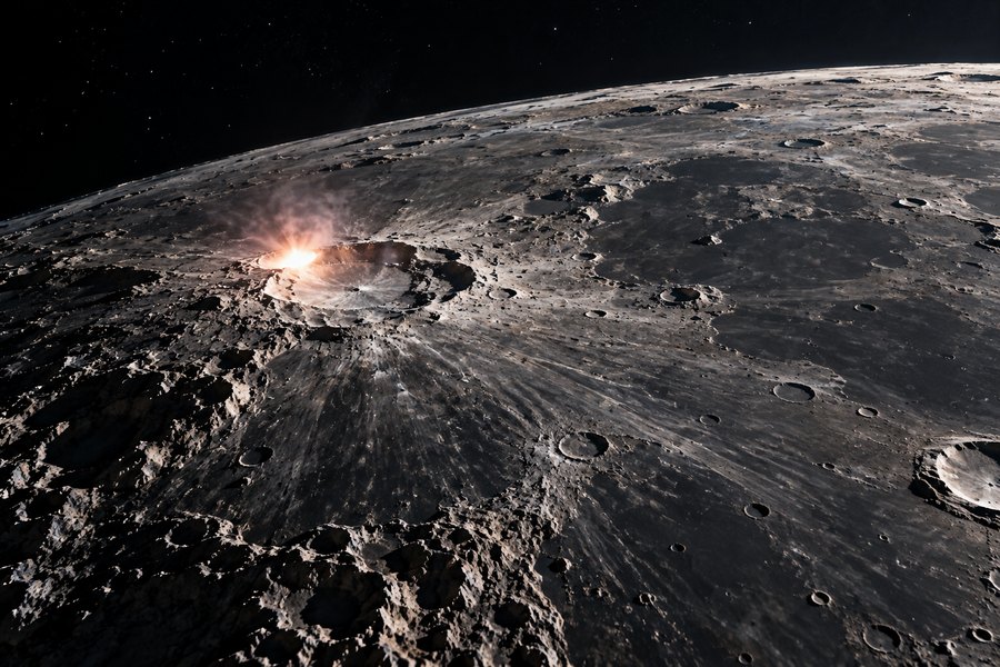 Transient lunar phenomena mysterious flash on the Moon